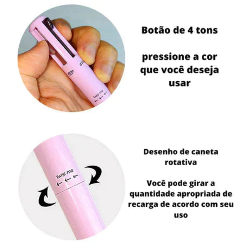 MakePen® - Caneta maquiadora 4 em 1