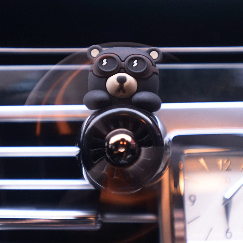FlyingBear™ - Aromatizador Urso Piloto com Hélice para Carro