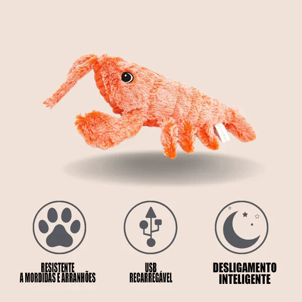 Lagostinha™ - Brinquedo Lagosta interativo para Pets