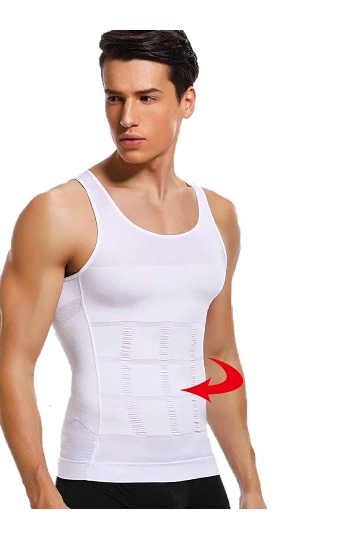 Regata Modeladora de Compressão Masculina SlimFlex (Oferta Black November)