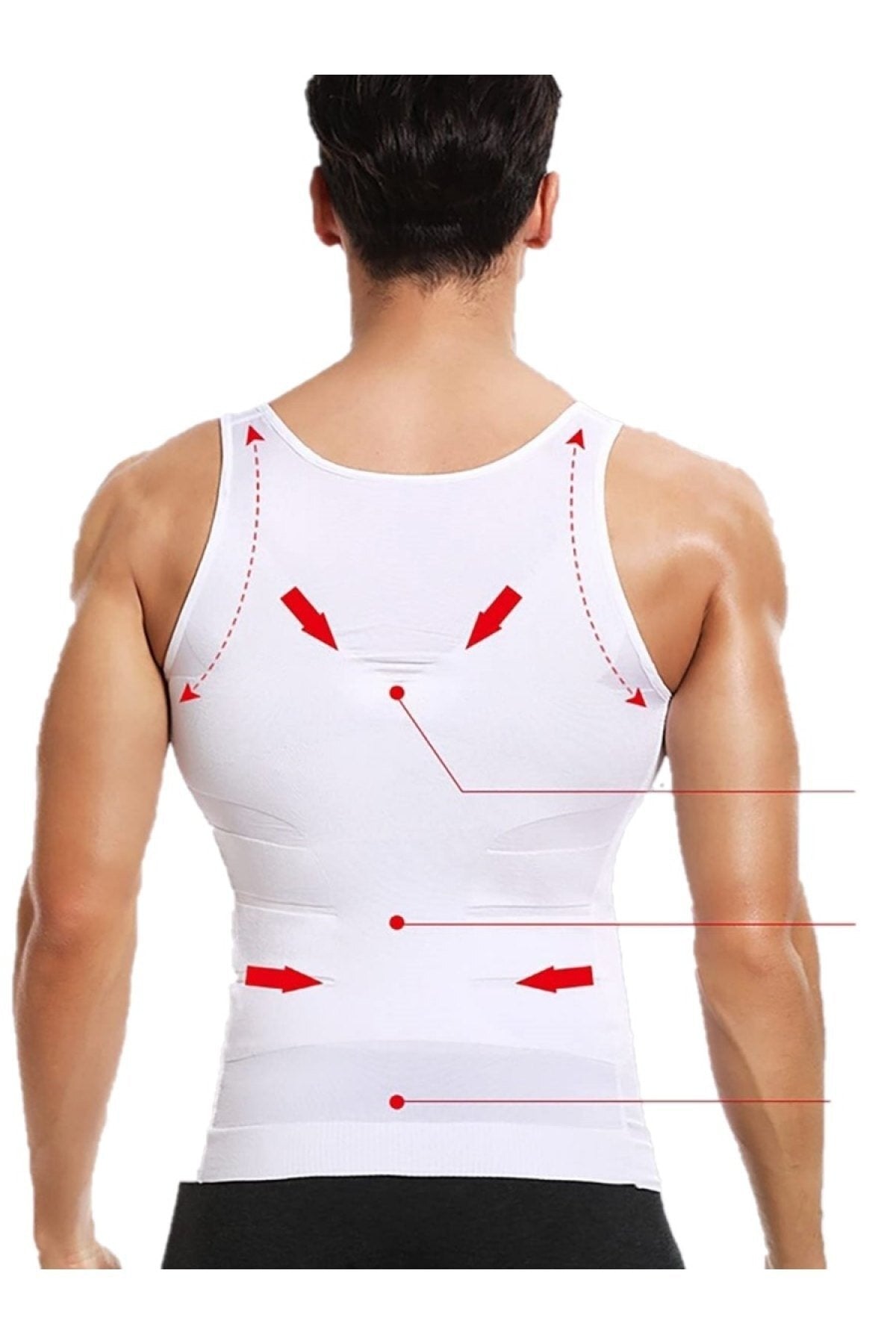 Regata Modeladora de Compressão Masculina SlimFlex (Oferta Black November)
