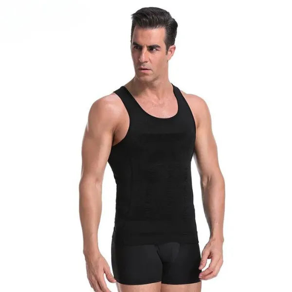 Regata Modeladora de Compressão Masculina SlimFlex (Oferta Black November)