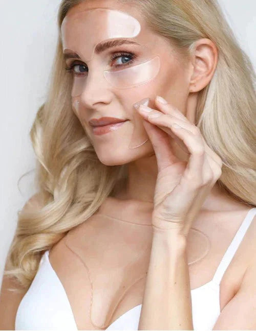 Patch Renew - Adesivos de Silicone Reutilizável Anti Rugas e Linhas de Expressão