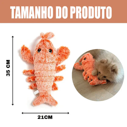 Lagostinha™ - Brinquedo Lagosta interativo para Pets