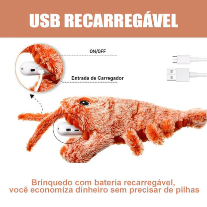 Lagostinha™ - Brinquedo Lagosta interativo para Pets