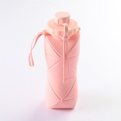 Garrafa Squeeze Dobrável de Silicone 600ml